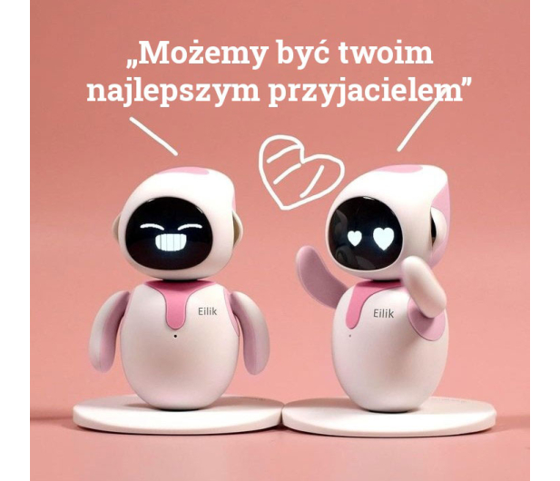 Eilik Desktop Companion Robot Pink - 1593976 - zdjęcie 3